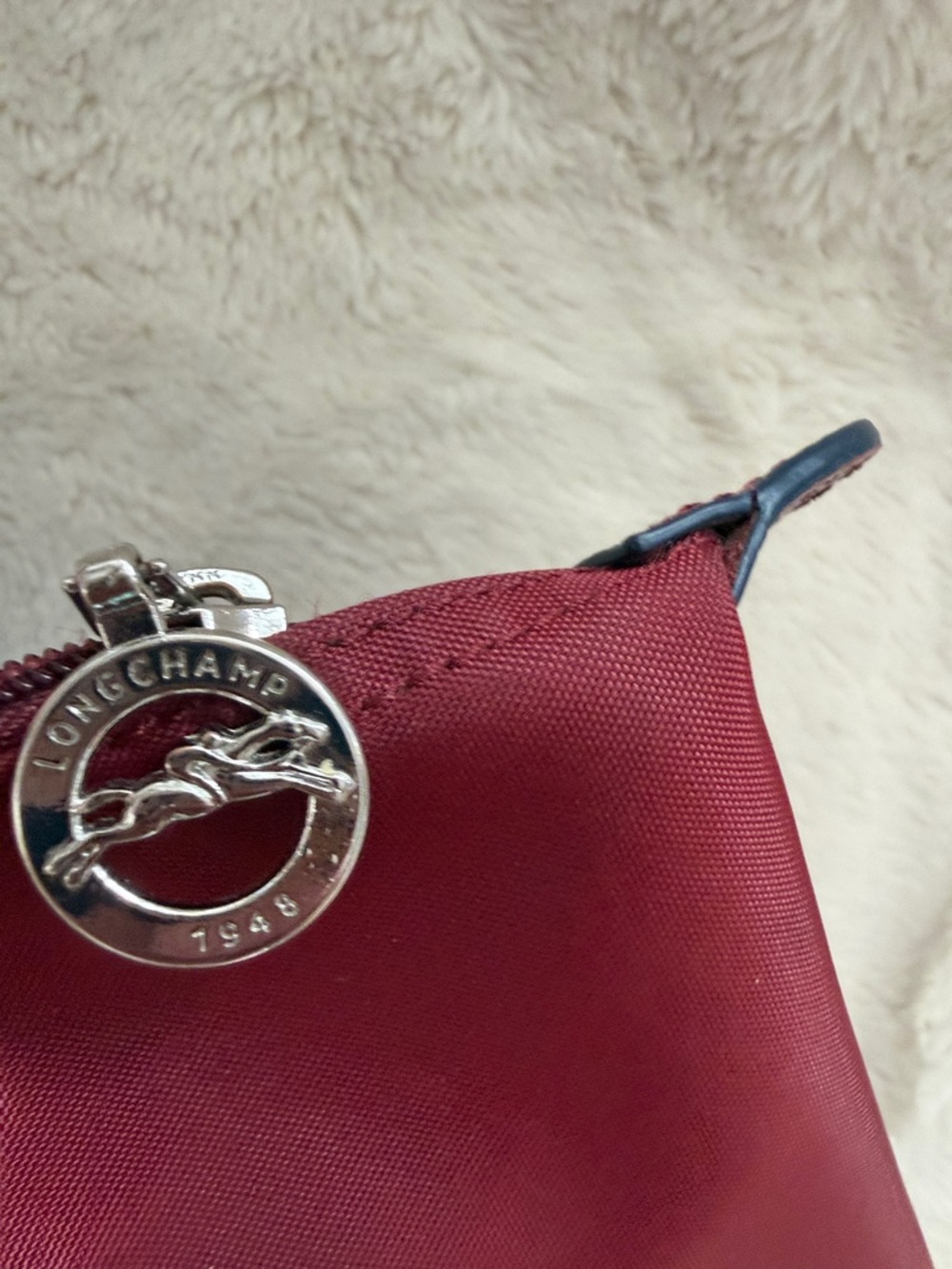 Longchamp Burgundy Nylon Le Pliage Tote - Picture 11 of 15
